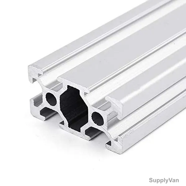Extrusion T-Slot Aluminium Profile, 20 Series, Aluminium, 20 x 40MM