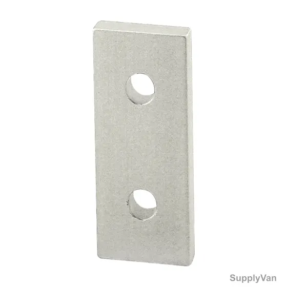 Extrusion Reinforcement Flat Plate, 20 Series, Aluminium, 20 x 40MM, Silver, PK5 — image 1