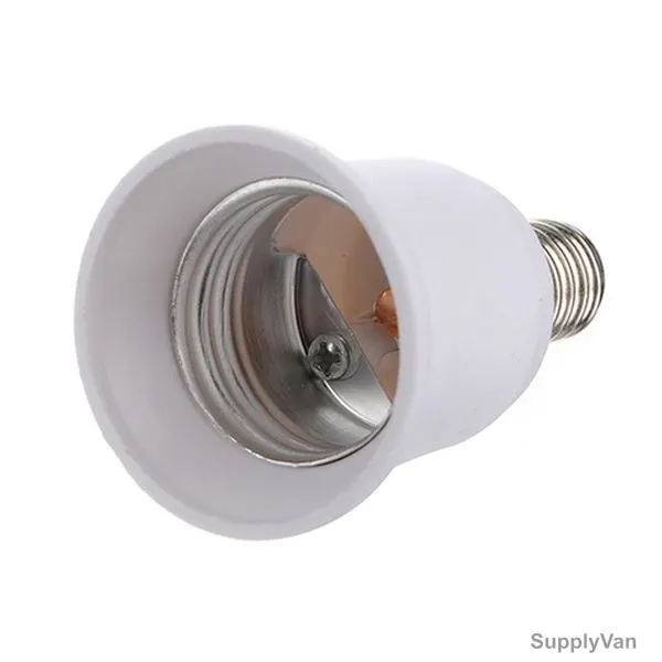 Lixada Lamp Holder, E14 to E27, 85-265VAC, White, 5 Pcs/Pack — image 1