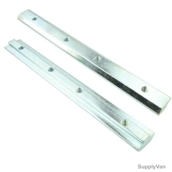 Extrusion Fitting Slotted T-Sliding Nut, 40 Series, 4 Hole, Metal, 80MM, PK2