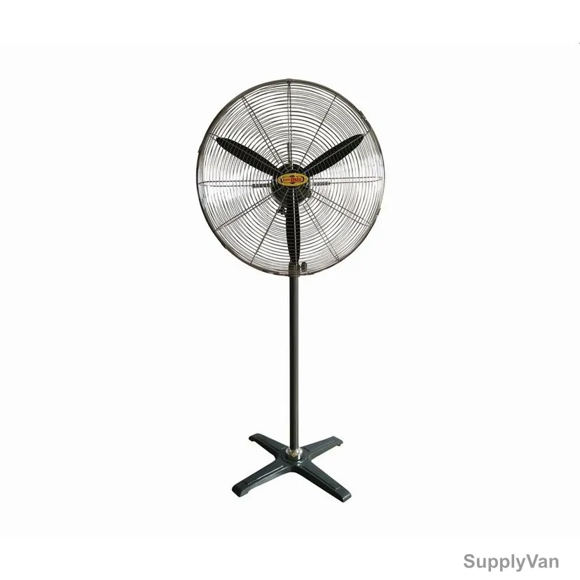 Super Asia Industrial Stand Fan, 100W, 220-240V, 1400 RPM, 30 Inch Blade Dia