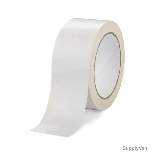 Floor Marking Tape, TS1051, PVC, 2 Inch Width x 25 Mtrs Length, White