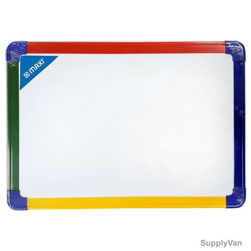 Maxi Double Sided Drywipe Board, 361042, 30 x 42CM