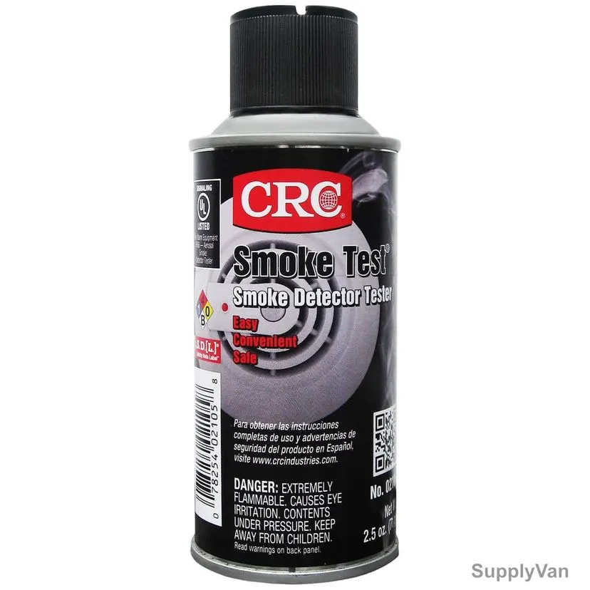 CRC Smoke Detector Tester, 02105, 71GM, Clear, 12 Pcs/Carton