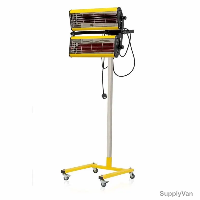 Rhinomotive Infratech Dual Paint Curing Lamp, R1106, 2100W, Yellow — image 1