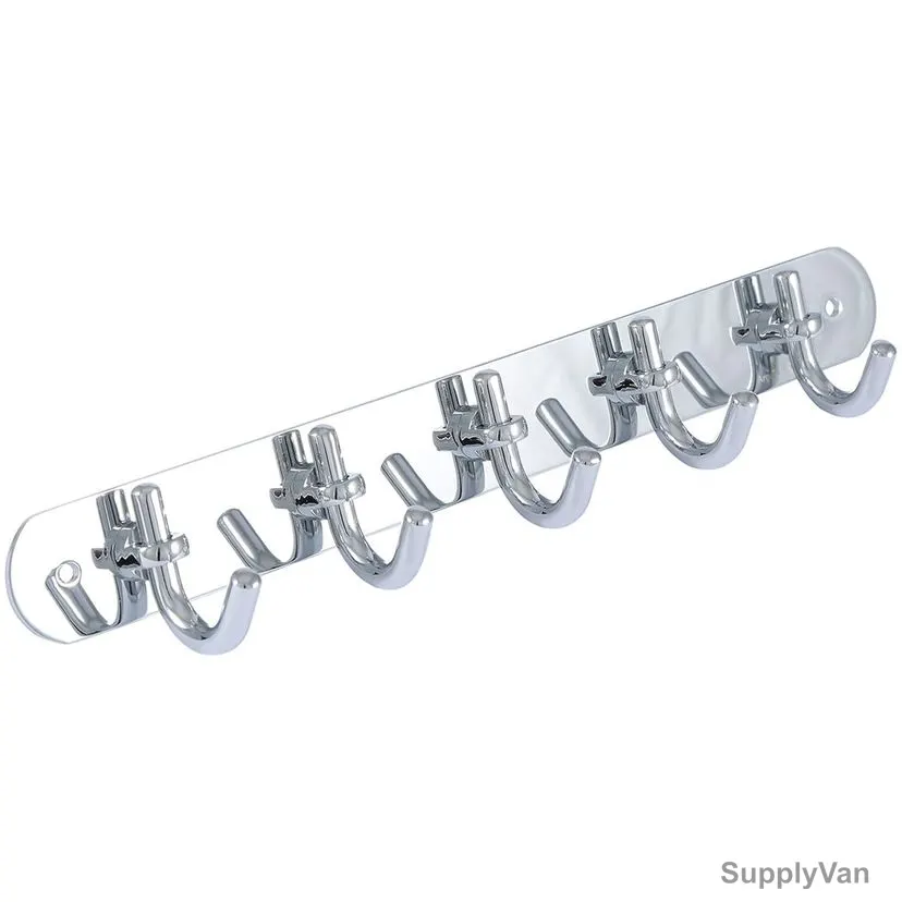 Argent Crystal Robe Hook, 23315, Silver Colour, Steel — image 1