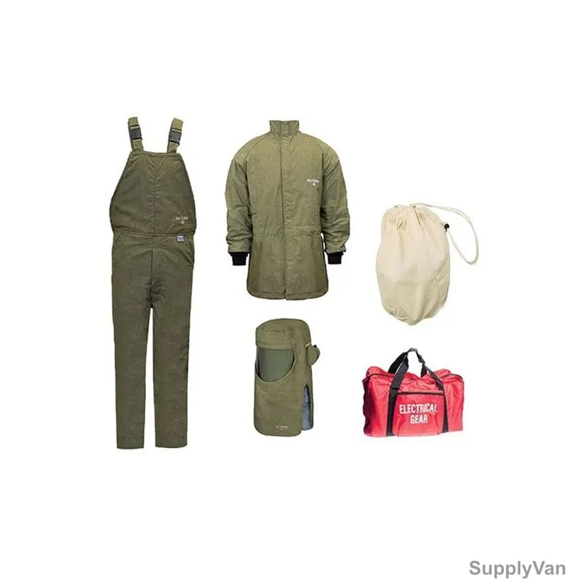 NSA Arcguard Revolite Arc Flash Protection Kit With 2 Ventilating Fans, KIT4SCLT40NGP-LG-CV, 40 cal/sq.cm, 6 Pcs/Kit — image 1