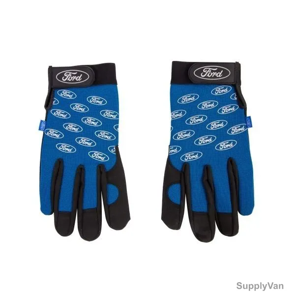 Ford Working Gloves, FHT0394, M, Black and Blue