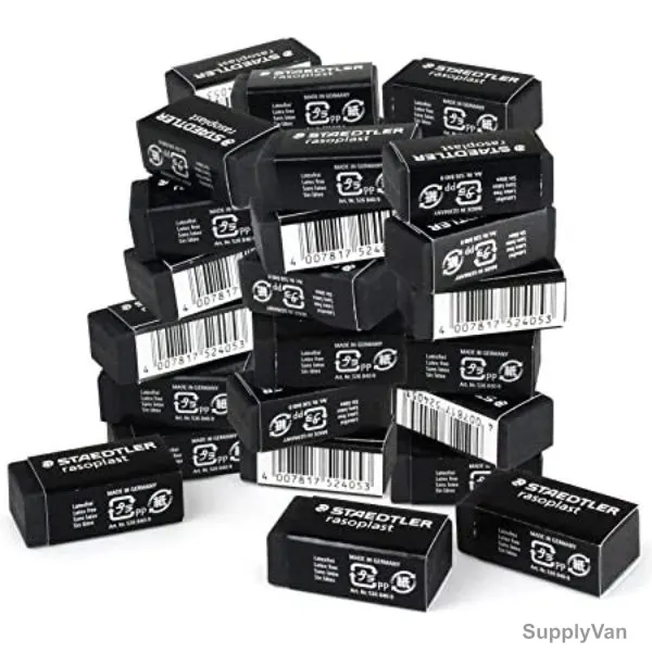 Staedtler Rasoplast Eraser, ST-526-B40, Black, 40 Pcs/Pack