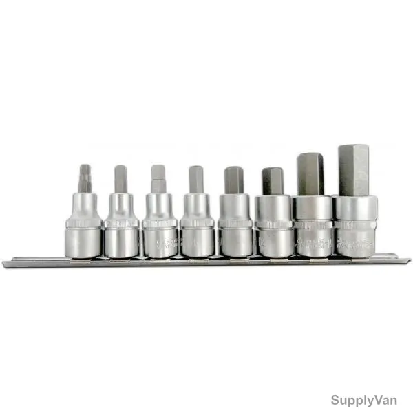 Vertex Hex Socket Bit Set, VXAS-M08, 8PCS
