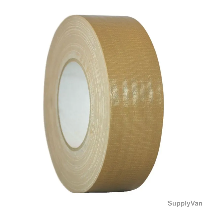 Cloth Tape, 48MM x 25 Mtrs, Polyethylene, Beige
