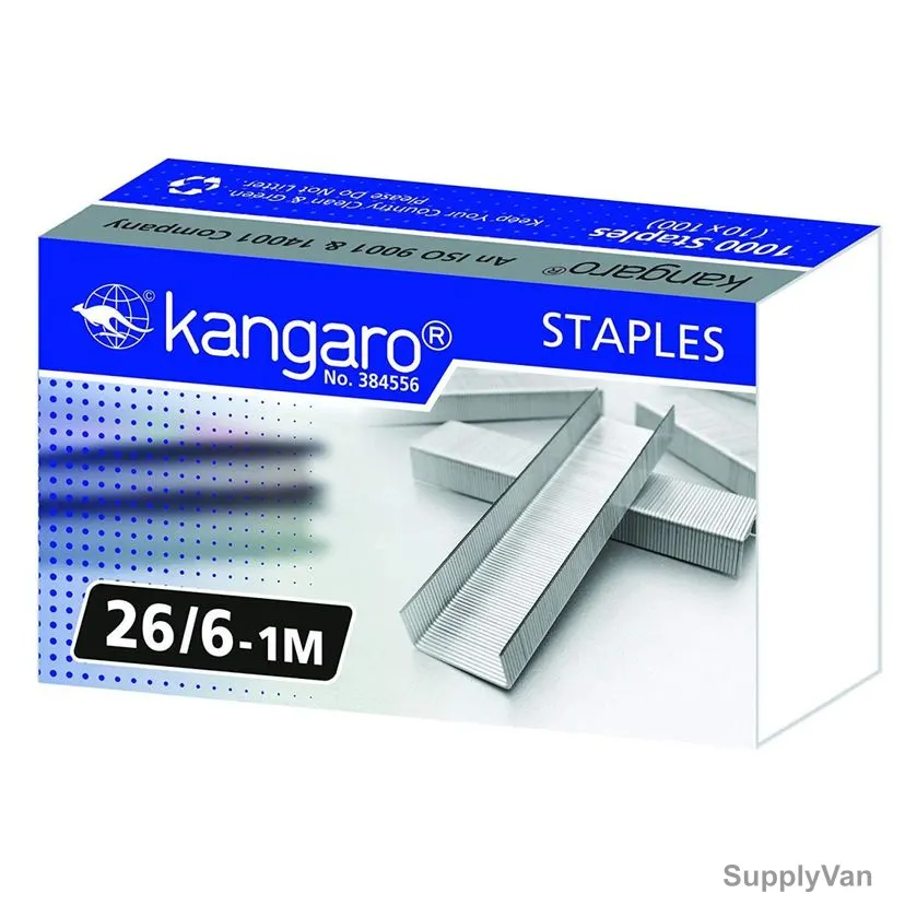 Kangaro Staple Pin, 26-61M, 1000 Pcs/Box