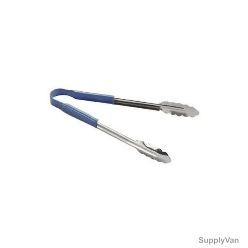 Tong Utility With PVC Coating, 12 Inch, Blue