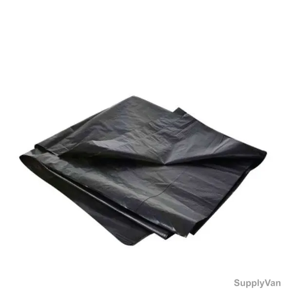 Hotpack Light Duty Garbage Bags, LD80110HP, 55 Gallons, Black