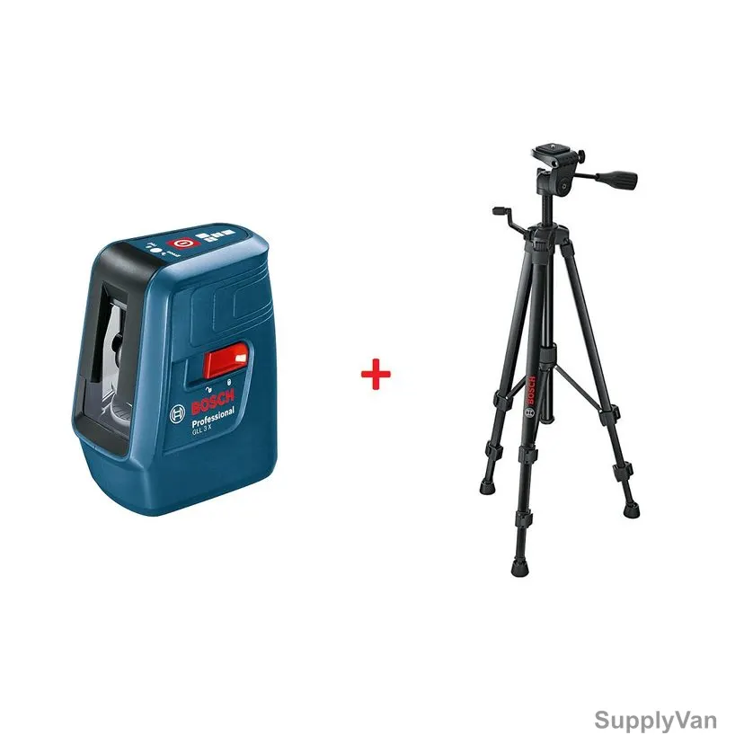 Bosch Line Laser With Free BT-150 Tripod, GLL3X, 15 Mtrs — image 1