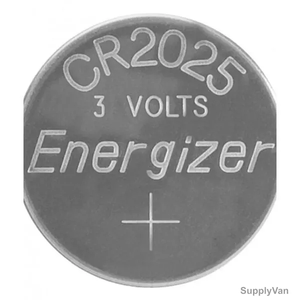 Energizer Lithium Coin Battery, CR-2025, 3V, 2 Pcs/Pack