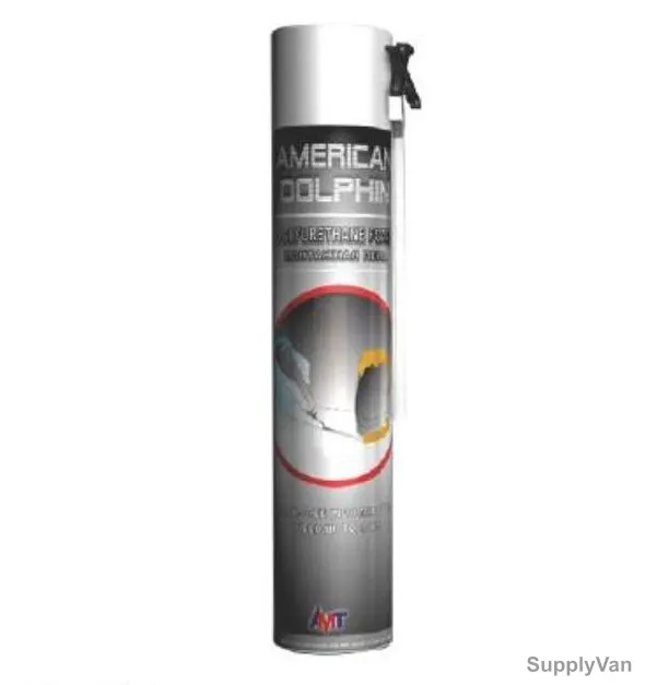 American Dolphin Polyurethane Foam, 750ML, PK12