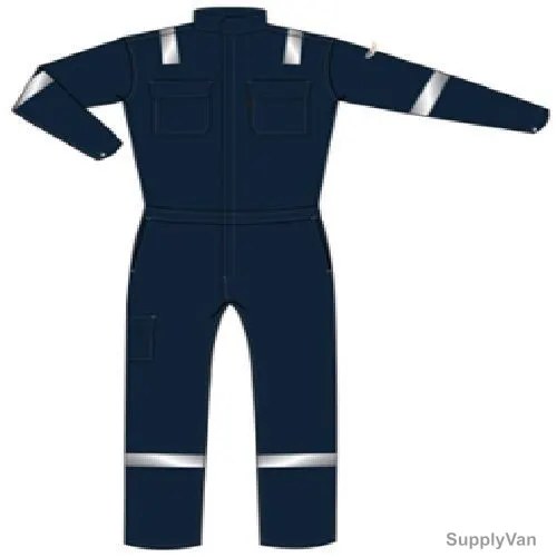 Tarasafe Arc Flash Coverall, BLOKARC-10COV-36NV, Blok-Arc, Size36, Navy Blue