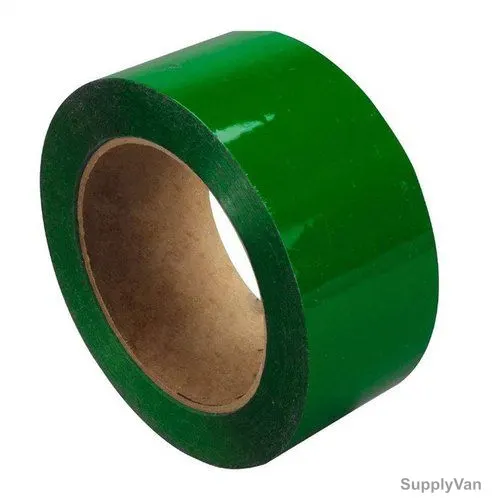 Coloured BOPP Tape, 48MM x 100 Yards, Green, 12 Rolls/Pack