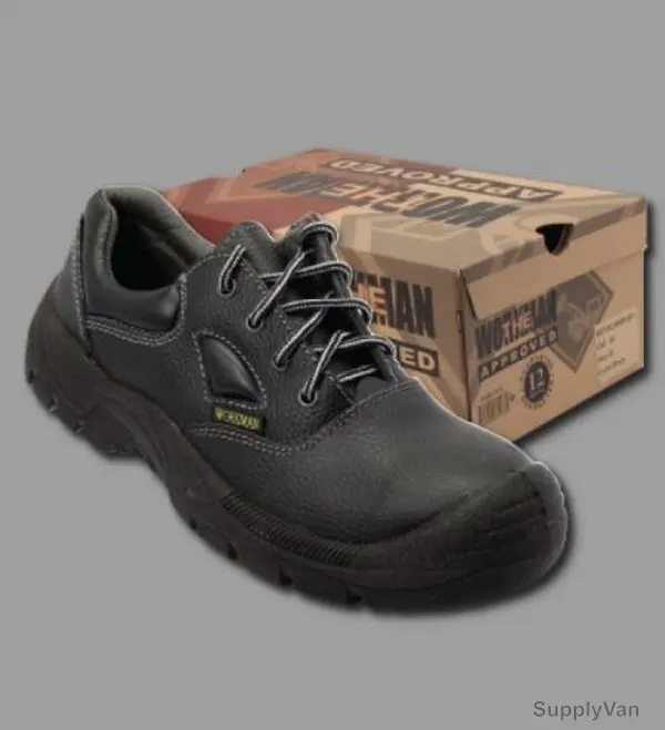 Workman Safety Shoes, S1P, Black, 10.5UK