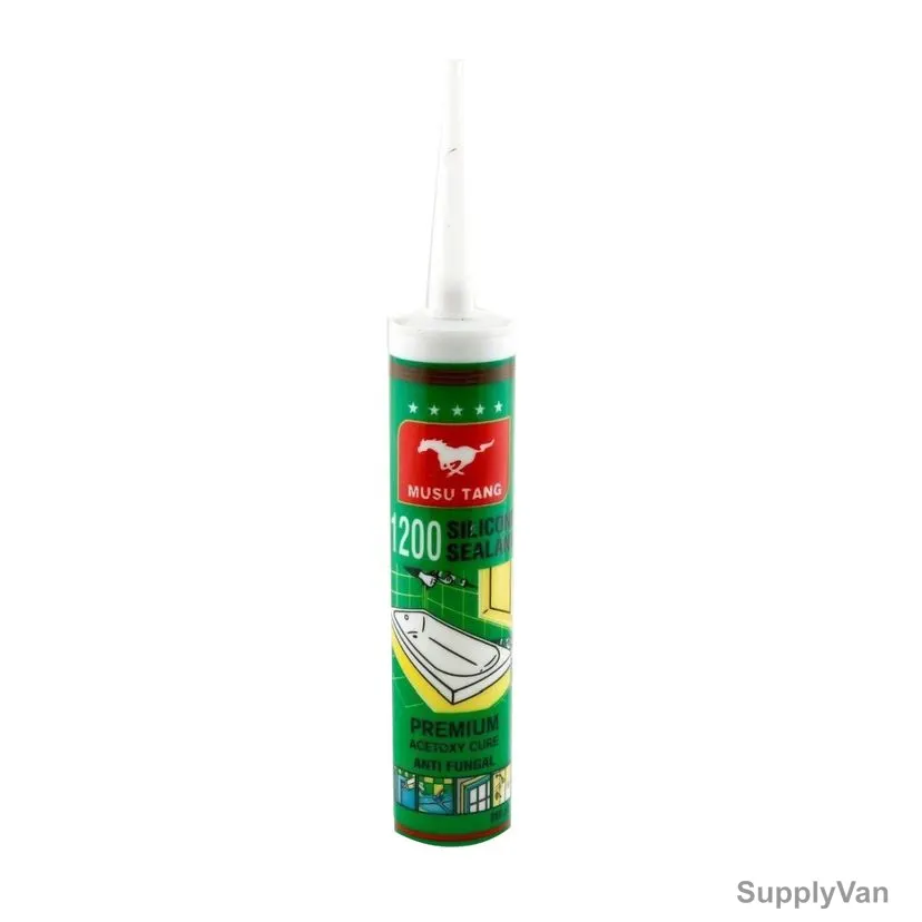Musu Tang Silicone Sealant, SLC04, 280ML, Grey, 24 Pcs/Pack