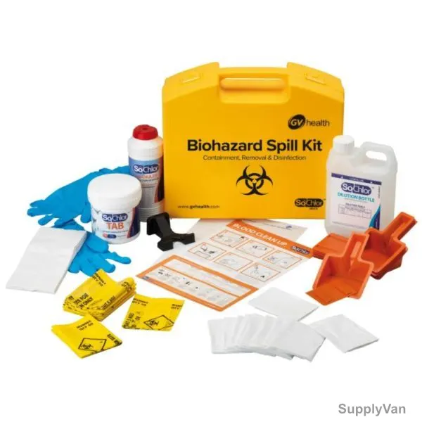 GV Health Midi Biohazard Spill Kit, MJZ018, 146 Pcs/Kit