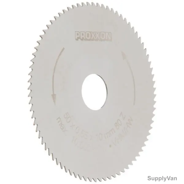 Proxxon Circular Saw Blade, 28011, 50 x 10MM, 80 Teeth