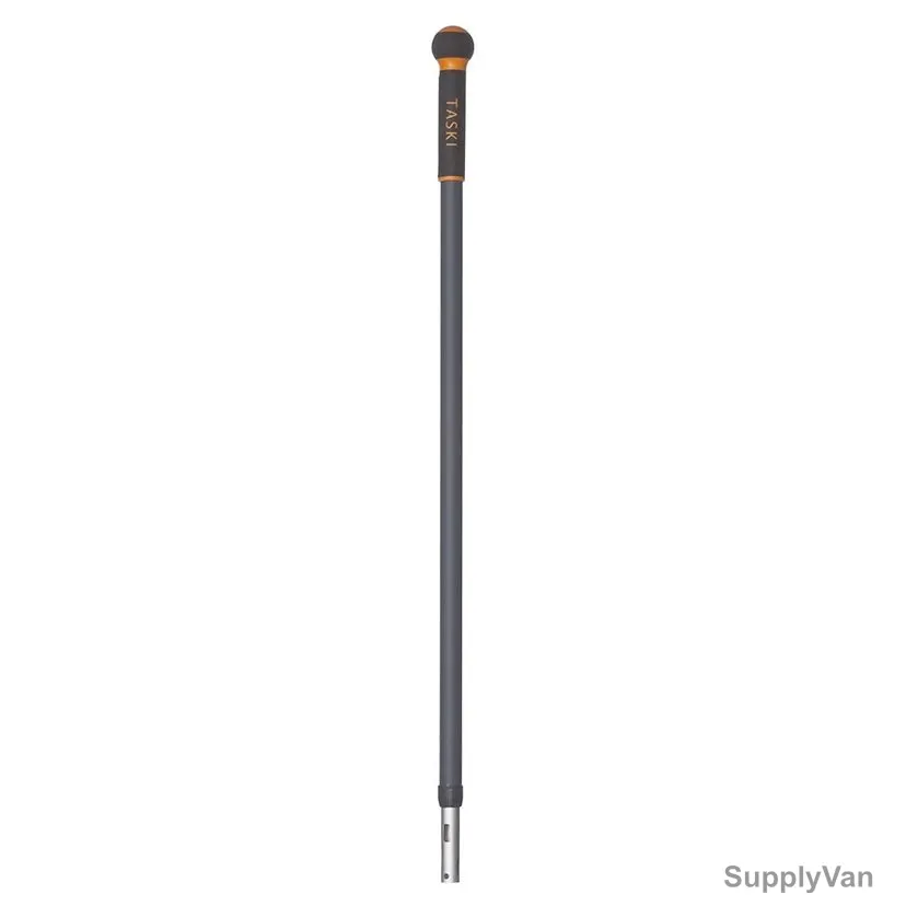 Taski Jonmaster UltraPro Telescoping Mop Handle, D7520277, Steel, 100-170CM Length, Grey/Orange