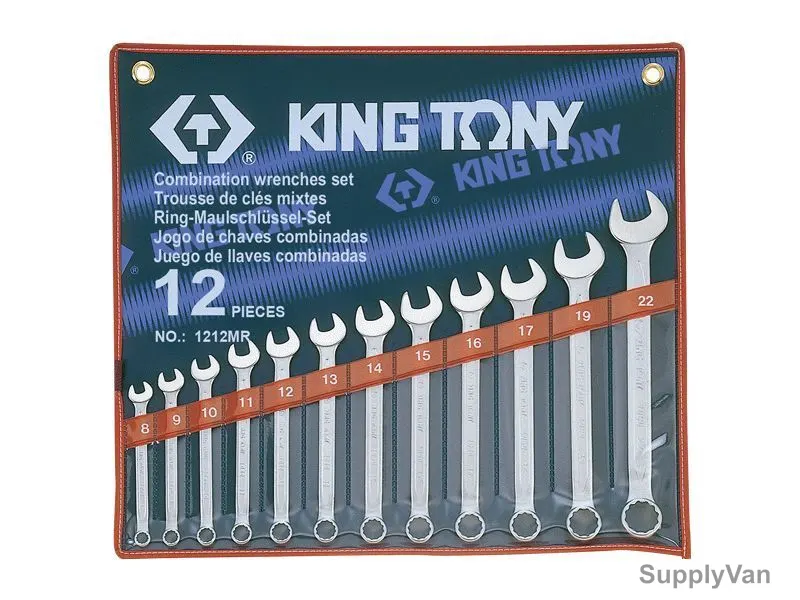 Kingtony Combination Wrench Set, 1212MR, 12 Pcs/Set