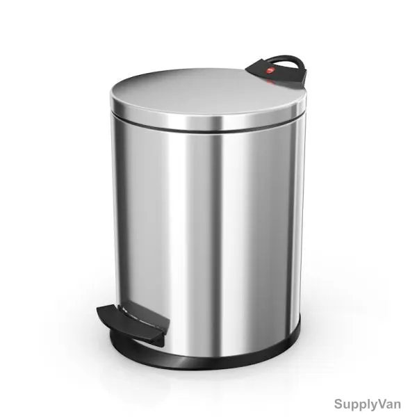 Hailo Pedal Waste Bin, Hlo-0513-039, T2 M, 11 Litres, Silver