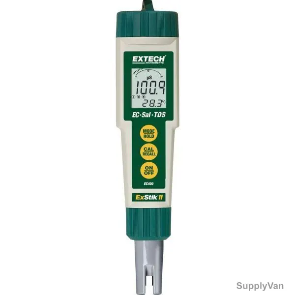 Extech Conductivity Meter, EC400, 0 to 65 Deg.C