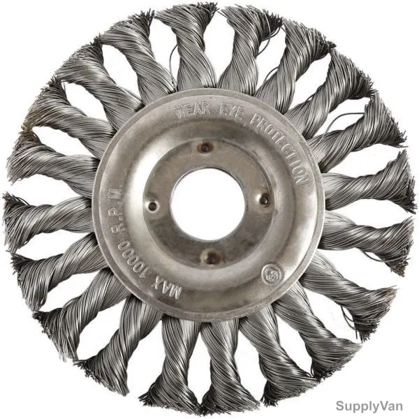 Hawk Wire Wheel Brush, 631131-3208, Twist Knot, 13x125MM