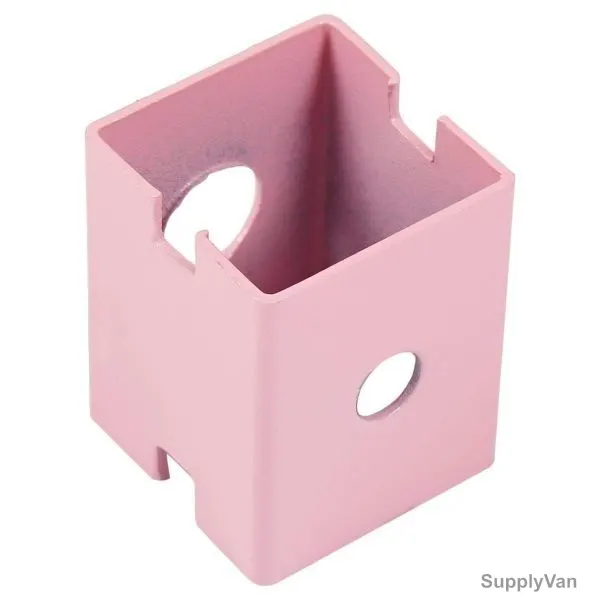 Grid to Wall Bracket, 4 x 4CM, Metal, Pink