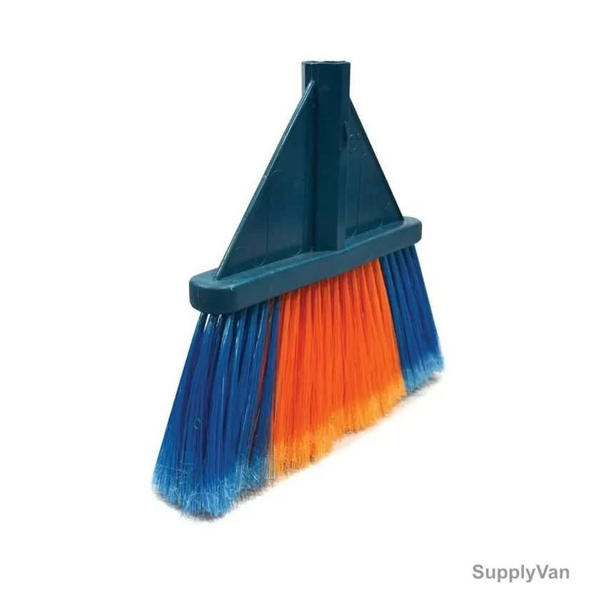 Akc Soft Broom With Metallic Handle, SB23+BH05B, Plastic, 28CM x 5CM, Blue — image 1