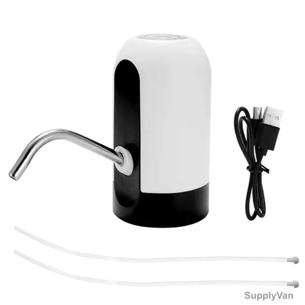 Automatic Electric Water Pump Dispenser, 1200mAh, 13 x 7.5cm, Black/White — image 1