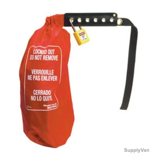 Master Lock Plug & Hoist Control Cover, ML453XL, Nylon, Red