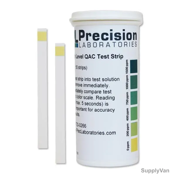Precision QAC Test Strip, QAC-1500, 1500ppm, 64 x 5MM, PK50 — image 1