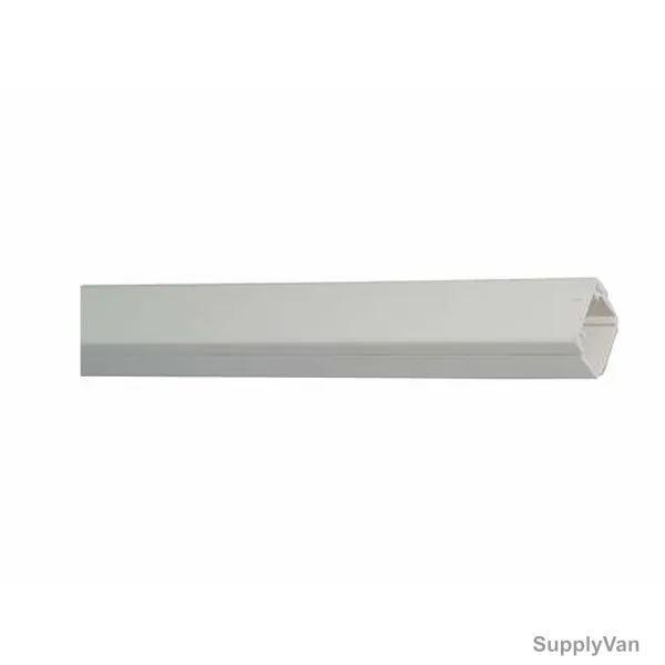 Mkats Self Adhesive Trunking, PVC, 17 x 17MM, White