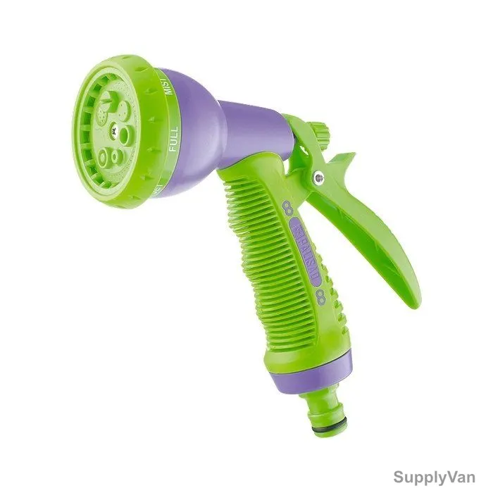 Palisad Water Spray Gun, 651468, ABS Plastic, 6 Mode, 1.2MM, Green/Purple