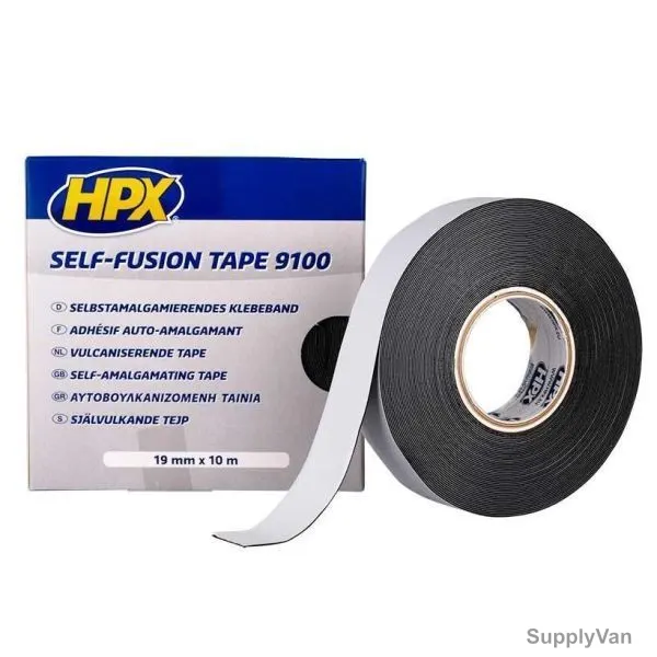 Hpx Self Fusion Tape, SF1910, 9100, 10 Mtrs, Black