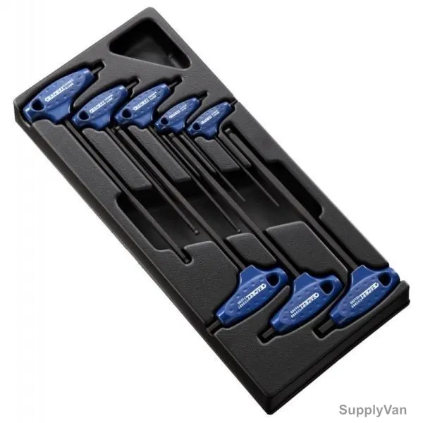 Expert Hex Key Set, E121201, T-Handle, 8PCS