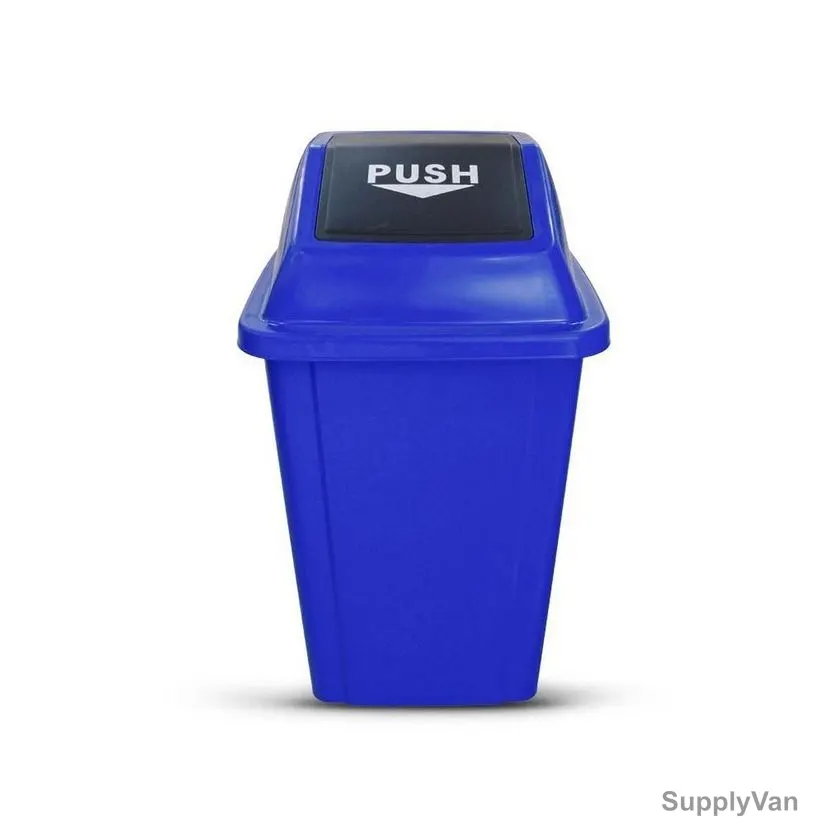 Akc Quadrate Garbage Bin, GC14B-60, Plastic, 60 Ltrs, Blue