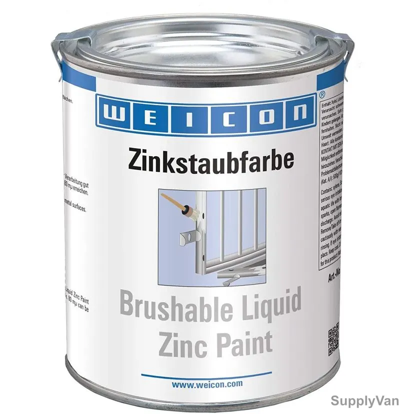 Weicon Brushable Liquid Zinc Paint, 15000750, 750ml — image 1