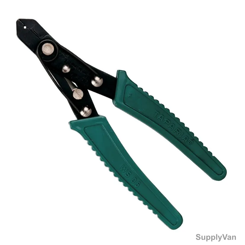 Taparia Wire Stripper, PVC/Carbon Steel, 5 Inch Length