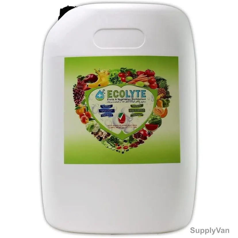 Ecolyte Plus 100% Natural Fruits and Vegetables Disinfectant, 20 Ltrs — image 1