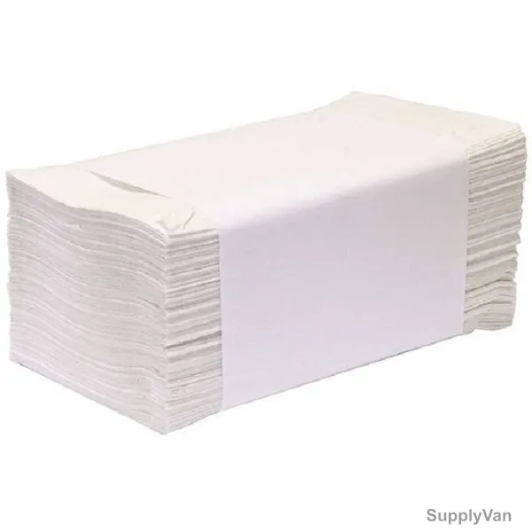 Intercare Singlefold Hand Towel, 1 Ply, 23 x 22.5CM, White, 267 Sheets/Pack
