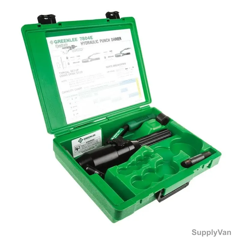 Greenlee Hydraulic Punch Driver Set, 7804E, 7.1t, Green — image 1