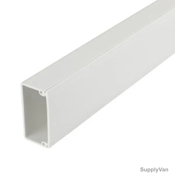 Lsd UPVC Trunking, 25MM Height x 38MM Width x 3 Mtrs Length, White