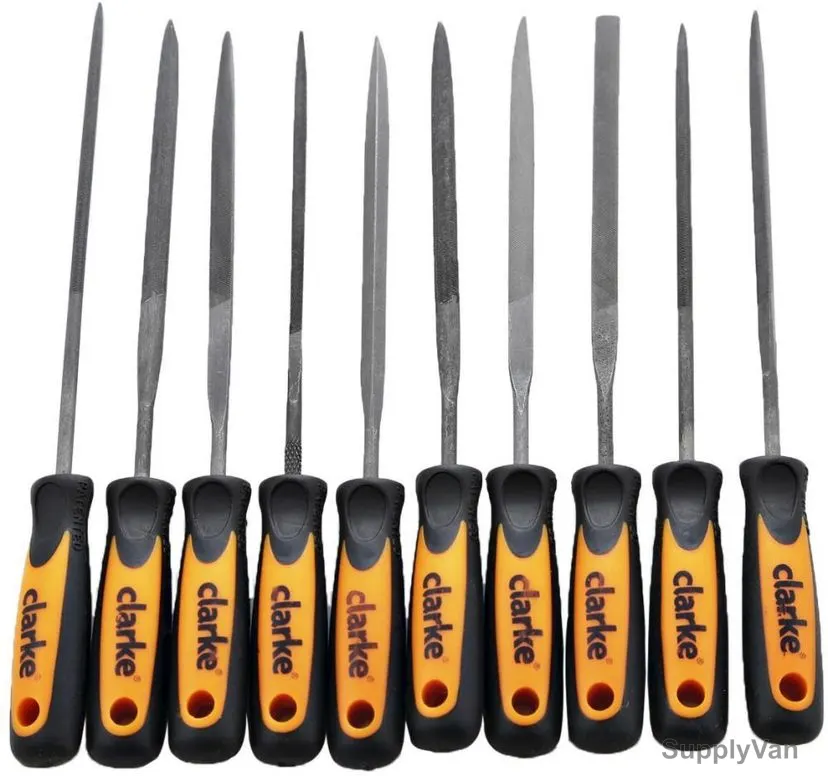Clarke Needle and Warding File Set, WFS10, 10Pcs
