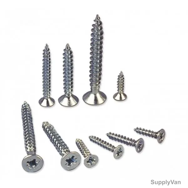 Patta Chipboard Screw, CHPZNC, Zinc Plated, M3.5 x 16MM, PK1000